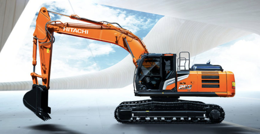 HITACHI PRÉSENTE LA ZX210LC-7 ÉQUIPÉE DE LA SOLUTION LEICA GEOSYSTEMS DE SÉRIE AU SALON BAUMA